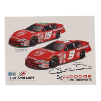 Bill Elliott Signed NASCAR 8x10 Hero Card (Beckett) at PristineAuction.com