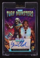 Zion Clark 2025 Wild Card Haunted Hits Monster Hunt Turf Monsters Autograph Mummy Purple Cross Hatch #ZC #1/1 at PristineAuction.com