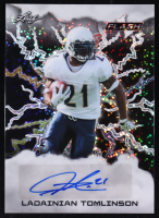 Ladainian Tomlinson 2025 Leaf Valiant Flash Black Sparkle Autograph #FBA-LT1 #1/1 at PristineAuction.com