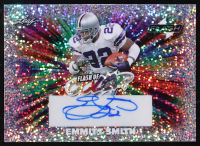 Emmitt Smith 2025 Leaf Eclectic Signature Series Flash of Color Rainbow Sparkle #FCA-ES1 #1/1 at PristineAuction.com