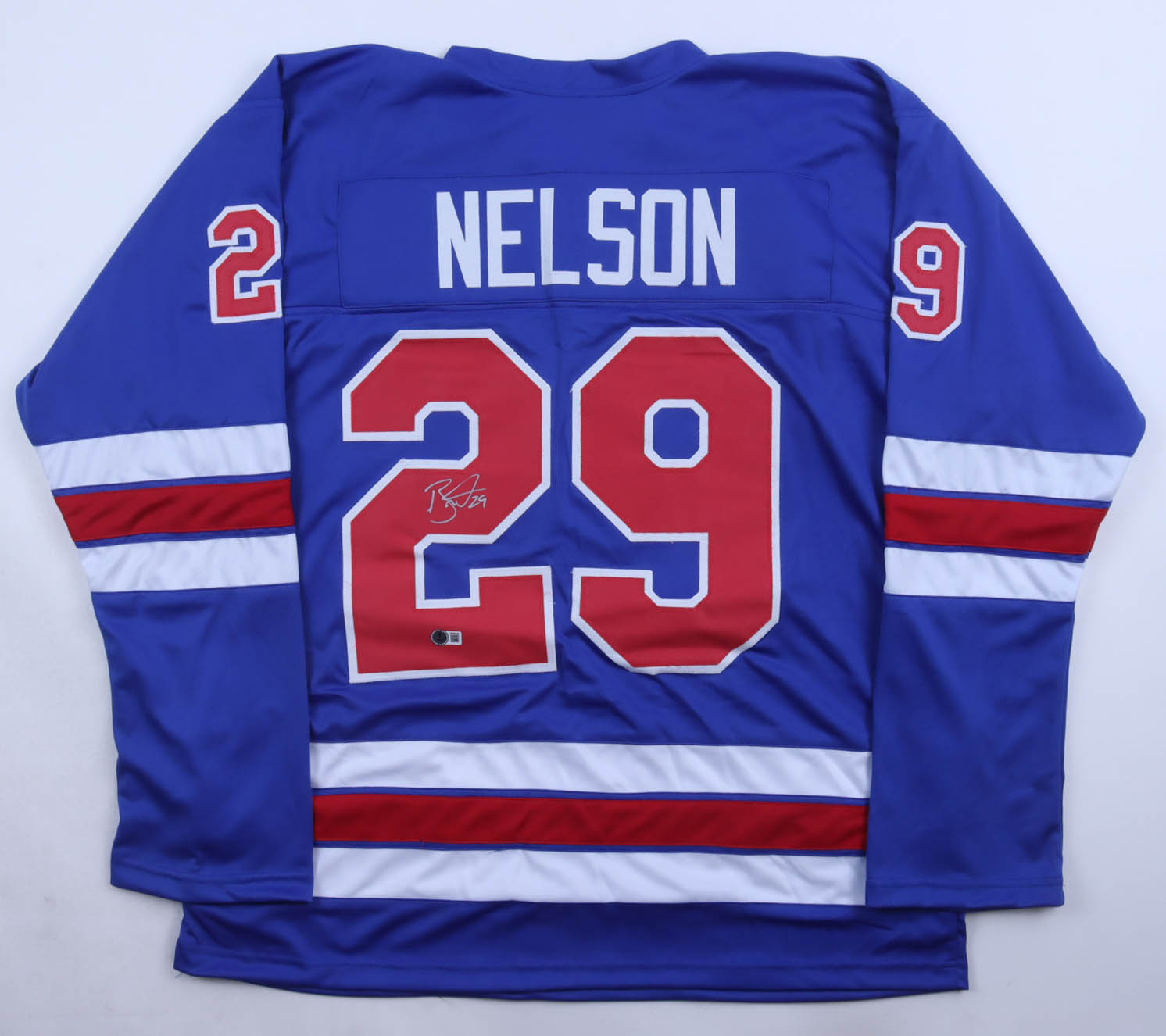 Brock Nelson Signed Jersey (Beckett) at PristineAuction.com Brock Nelson Signed Jersey (Beckett) at PristineAuction.com