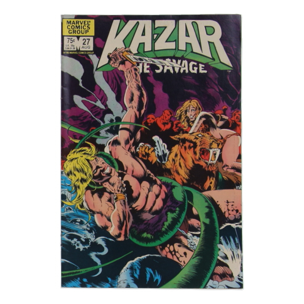 1983 "Ka-Zar the Savage" Issue #27 Marvel Comic Book at PristineAuction.com
