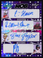 Elijah Haven / Israel Abrams / Trae Taylor / Peter Bourque 2025 Leaf Eclectic Signature Series Flash MOB Purple #FM5 #1/1 at PristineAuction.com