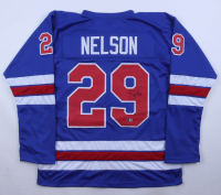 Brock Nelson Signed Jersey (Beckett) at PristineAuction.com
