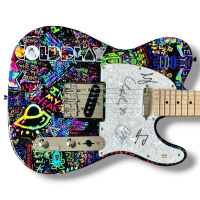 "Coldplay" Custom Telecaster Guitar Band-Signed By (4) with Chris Martin, Johnny Buckland, Guy Berryman & Will Champion (PSA) at PristineAuction.com