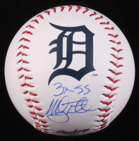 Mickey Tettleton Signed OML Tigers Logo Baseball Inscribed "3x SS" (Authentic Ink) at PristineAuction.com