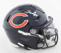 Kyle Monangai Signed Bears Mid-Size Speed Helmet (JSA) at PristineAuction.com