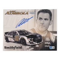 Aric Almirola Signed NASCAR 8.5x11 Hero Card (Beckett) at PristineAuction.com