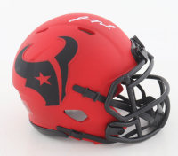 Jaylin Noel Signed Rave Alternate Texans Speed Mini Helmet (JSA) at PristineAuction.com