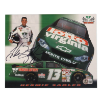 Hermie Sadler Signed NASCAR 8x10 Hero Card (Beckett) at PristineAuction.com