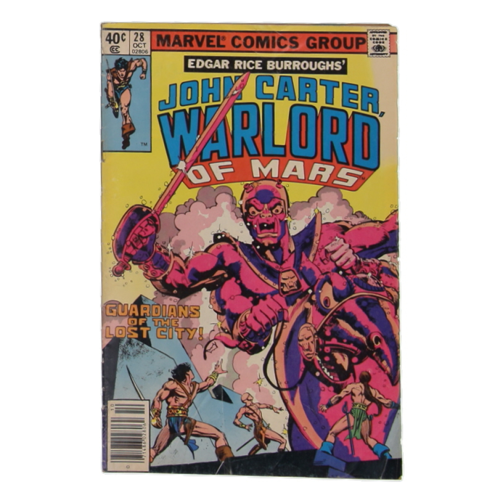 1979 "John Carter, Warlord of Mars" Issue #28 Marvel Comic Book at PristineAuction.com