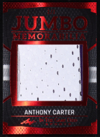 Anthony Carter 2025 Leaf In The Game Used Jumbo Memorabilia Red Holo #JM-4 #3/3 at PristineAuction.com