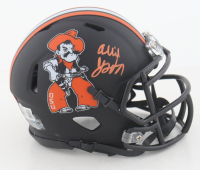 Ollie Gordon II Signed Oklahoma State Cowboys Speed Mini Helmet (Beckett) at PristineAuction.com