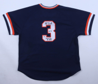 Alan Trammell Signed Tigers Mitchell & Ness Authentic Jersey Inscribed "HOF 18" & "Detroit Tigers #3 Retired" (PSA) at PristineAuction.com