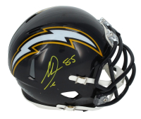 Antonio Gates Signed Chargers Throwback Alternate Speed Mini Helmet (Beckett) at PristineAuction.com