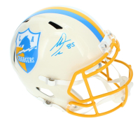 Antonio Gates Signed Chargers Full-Size Retro Alternate Speed Helmet (Beckett) at PristineAuction.com