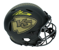 Kenneth Walker III Signed Chiefs Full-Size Authentic On-Field Salute to Service Alternate Speed Helmet (Beckett) at PristineAuction.com