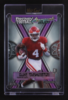 Mike Washington 2026 Wild Card Fantasy Football Atompunk Edition Purple Refractor #FAPPU2-MW RC #2/5 at PristineAuction.com