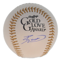 Bobby Witt Jr. Signed Golden Glove Award Logo Baseball (Beckett) at PristineAuction.com