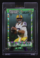 Garrett Nussmeier 2026 Wild Card Fantasy Football Atompunk Edition Green Wave #FAPGR1-GN RC #5/6 at PristineAuction.com
