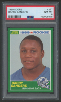 Barry Sanders 1989 Score #257 RC (PSA 8) at PristineAuction.com