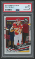 Travis Kelce 2023 Donruss Optic #94 (PSA 10) at PristineAuction.com