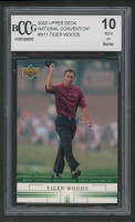 Tiger Woods 2002 Upper Deck National Convention #N11 (BCCG 10) at PristineAuction.com