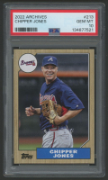 Chipper Jones 2022 Topps Archives #213 (PSA 10) at PristineAuction.com