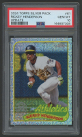 Rickey Henderson 2024 Topps Silver Pack Update #61 (PSA 10) at PristineAuction.com