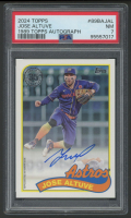 Jose Altuve 2024 Topps / 1989 Topps Autograph #89BAJAL (PSA 7) at PristineAuction.com