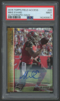 Mike Evans 2015 Topps Field Access Autograph Gold #20 #56/99 (PSA 9) at PristineAuction.com