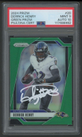 Derrick Henry Signed 2024 Panini Prizm Prizms Green #20 (PSA 9 | Auto 10) at PristineAuction.com