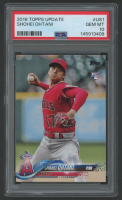 Shohei Ohtani 2018 Topps Update #US1 RC (PSA 10) at PristineAuction.com
