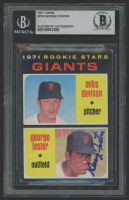 George Foster Signed 1971 Topps #276 (BGS) at PristineAuction.com
