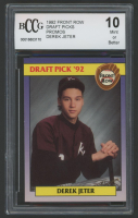 Derek Jeter 1992 Front Row Draft Picks Promos #NN (BCCG 10) at PristineAuction.com