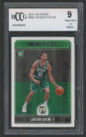 Jayson Tatum 2017-18 Hoops #253 (BCCG 9) at PristineAuction.com