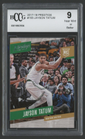 Jayson Tatum 2017-18 Prestige #153 RC (BCCG 9) at PristineAuction.com