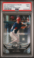 Bryce Harper 2011 Bowman Platinum Prospects Xfractor #BPP1 RC (PSA 9) at PristineAuction.com