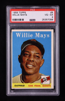 Willie Mays 1958 Topps #5 (PSA 4) at PristineAuction.com