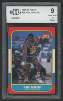 Karl Malone 1986-87 Fleer #68 RC (BCCG 9) at PristineAuction.com