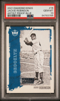 Jackie Robinson 2021 Diamond Kings Artist Proof Blue #18 (PSA 10) at PristineAuction.com
