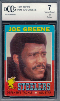 Joe Greene 1971 Topps #245 RC (BCCG 7) at PristineAuction.com