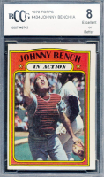Johnny Bench 1972 Topps #434 IA (BCCG 8) at PristineAuction.com