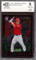 Mike Trout 2011 Bowman Chrome #175 (BCCG 9) at PristineAuction.com