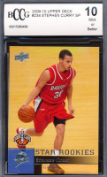 Stephen Curry 2009-10 Upper Deck SP #234 RC (BCCG 10) at PristineAuction.com