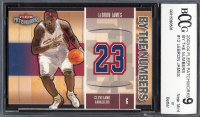 LeBron James 2003-04 Fleer Patchworks By The Numbers #12 (BCCG 9) at PristineAuction.com