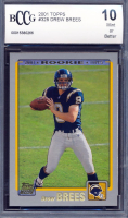 Drew Brees 2001 Topps #328 RC (BCCG 10) at PristineAuction.com