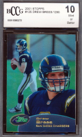 Drew Brees 2001 eTopps #125 RC (BCCG 10) at PristineAuction.com