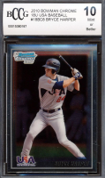 Bryce Harper 2010 Bowman Chrome 18U USA Baseball #18BC8 RC (BCCG 10) at PristineAuction.com