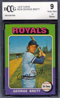 George Brett 1975 Topps #228 RC (BCCG 9) at PristineAuction.com